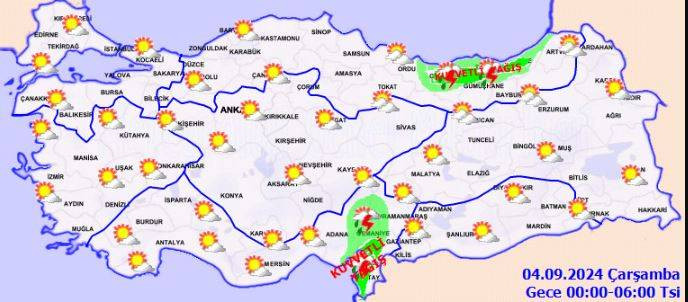 Meteoroloji saat verip 13 ili uyardı! Gök gürleyecek, sağanak vuracak - Resim: 18